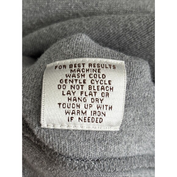 PETER MILLAR Pullover No Golf Course Logo Embroidered Men Gray 1/4 Zip Sz L - Picture 7 of 7